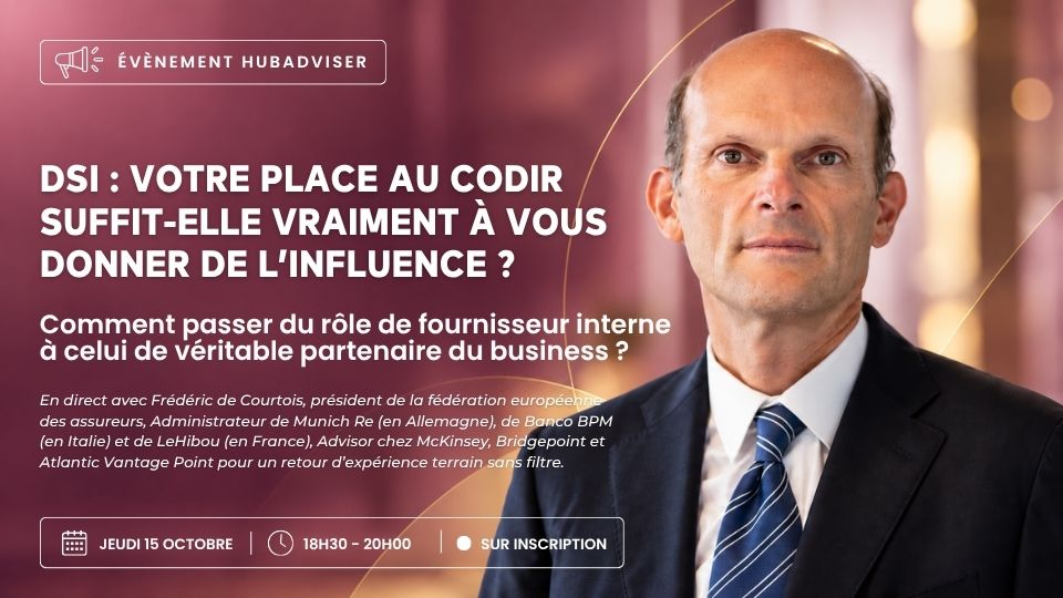 Rencontre DSI Hubadviser avec Frédéric de Courtois